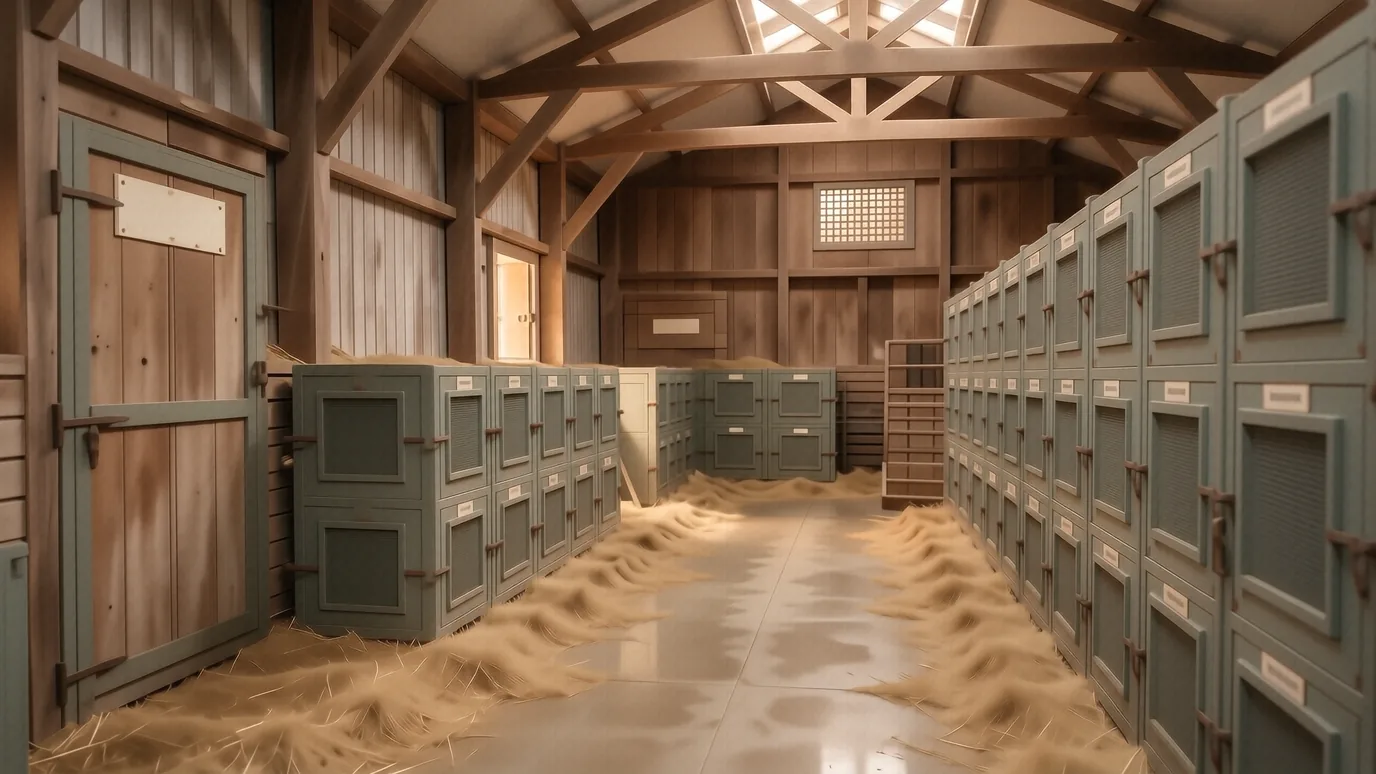 Calf Hutch Insulation: Air-Sealing for Health — documentary photograph by Sealant Technologies