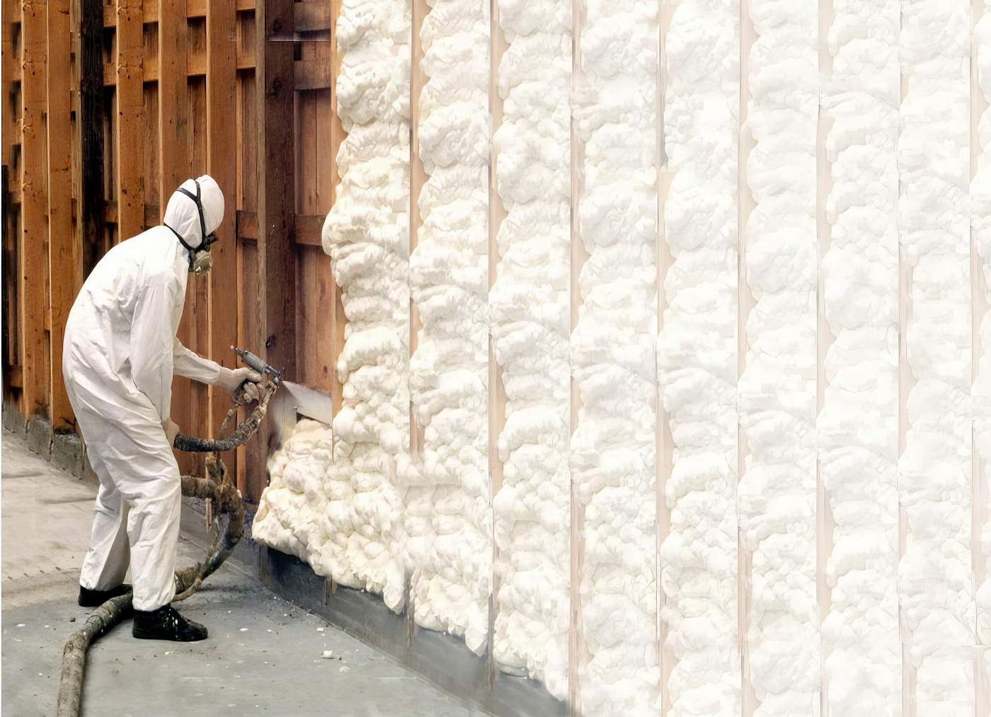 Spray Foam on wall